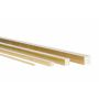 laiton ms58 carré 4x4mm – 20x20mm matériau massif '2.0401