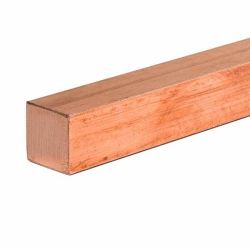 Cuivre carré 6x6-40x40mm barre carrée cuivre 2.0065 barre carrée Cu-ETP Evek GmbH - 1