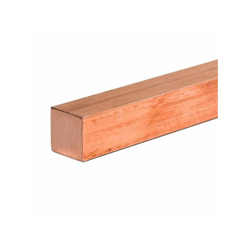 Cuivre carré 6x6-40x40mm barre carrée cuivre 2.0065 barre carrée Cu-ETP Evek GmbH - 1