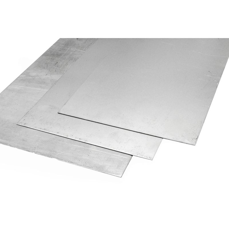 Tôle d'acier galvanisée 4-8mm plaques de fer coupe de tôle sélectionnable taille souhaitée possible 100x1000mm