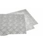 Plaque de damier en aluminium 1.5/2mm - 5/6.5mm plaque de damier en aluminium sélectionnable feuille de duo plaque d'aluminium