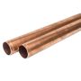 Tuyau en cuivre 3x0.5mm-54x1.5mm tige 2.0090 Aisi C11000 chauffage eau potable 0,1-2 mètres