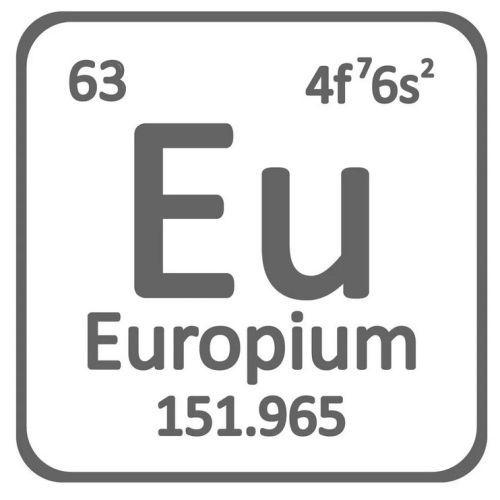 Europium Metal 99,99% métal pur Eu 63 Element Rare Metals