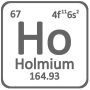 Holmium 99,9% élément Ho 67 pur 99,99 Métaux rares 1gr-5kg