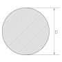Barre en acier inoxydable 6mm-500mm 1.4462 UNS S31803 profil de barre ronde en acier rond AISI 318