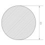 Barre en acier inoxydable 3mm-625mm 1.4404 Barre ronde AISI 316L