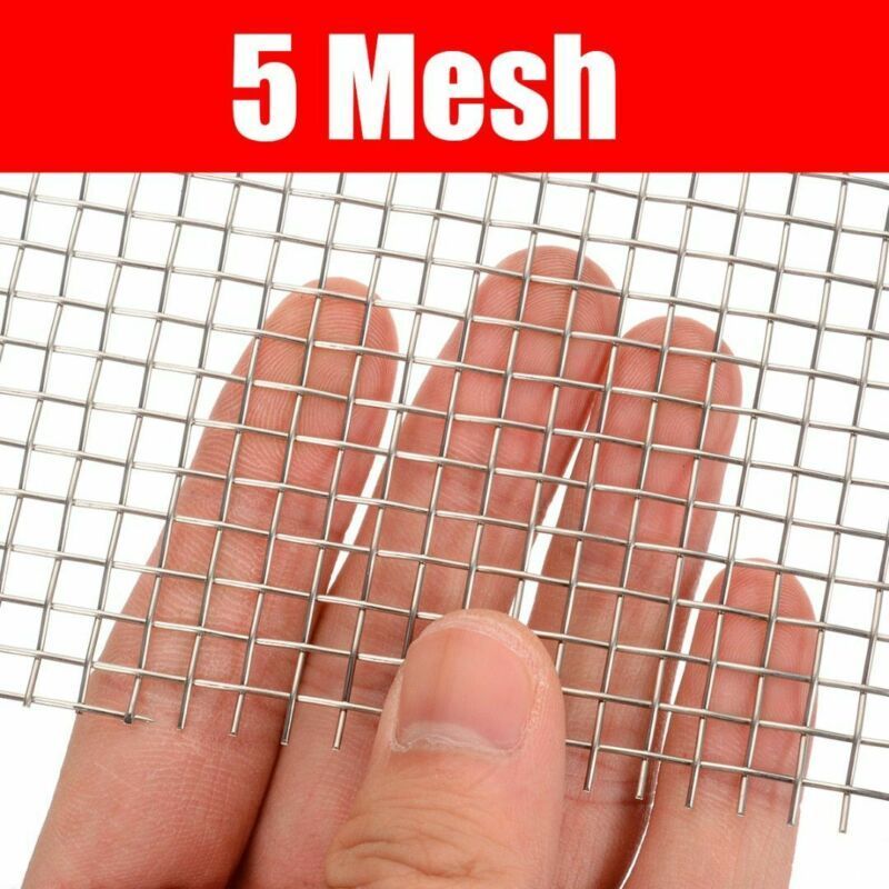 Tissu en acier inoxydable 5-200 Mesh Tissu métallique Grille 1.4301 V2A 304 Filtration