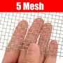Tissu en acier inoxydable 5-200 Mesh Tissu métallique Grille 1.4301 V2A 304 Filtration