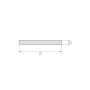 Bande de cuivre 2.0090 Barre plate 30x2mm-90x6mm Découpe Bande