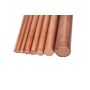 Barre en cuivre Ø2-50mm Cu-ETP Barre ronde en cuivre CW004A (Cu-ETP - 2.0065) Matériau rond jusqu'à 2 mètres