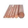 Barre en cuivre Ø2-50mm Cu-ETP Barre ronde en cuivre CW004A (Cu-ETP - 2.0065) Matériau rond jusqu'à 2 mètres