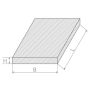 Invar ® 36 Alliage Tôle 1-3mm 1.3912 Découpe K93600 sur mesure 100-1000mm