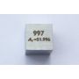 Chrome Cr métal cube 10x10mm poli 99,7% pureté cube