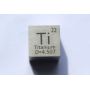 Titane Ti métal cube 10x10mm poli 99,5% pureté cube