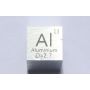 Aluminium Al métal cube 10x10mm poli 99,99% pureté cube
