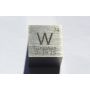 Tungstène W métal cube 10x10mm poli 99,95% pureté cube