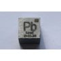 Plomb Pb métal cube 10x10mm poli 99,99% pureté cube