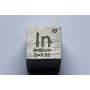Indium In métal cube 10x10mm poli 99,995% pureté cube