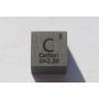Carbone C métal cube 10x10mm poli 99,9% pureté cube