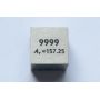 Cube de métal poli 10x10mm Pureté cube