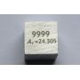 Cube de métal poli 10x10mm Pureté cube