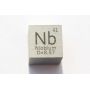 Cube de métal poli 10x10mm Pureté cube