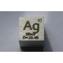Cube de métal poli 10x10mm Pureté cube