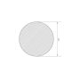 Barre de zirconium Barre métallique ronde 99,2% de Ø 0.8mm à 280mm Barre