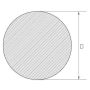 Acier 09g2s Barre 1-360mm Barre ronde Matériau rond Gost