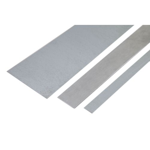 Acier galvanisé Barre plate 0.5x20mm-6x90mm Bande de tôle découpée Bande